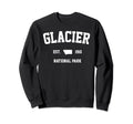 Glacier National Park Hiking Sweatshirt - Casual Everyday Wear for Adults - T-Shirt, Sweatshirt, Hoodie