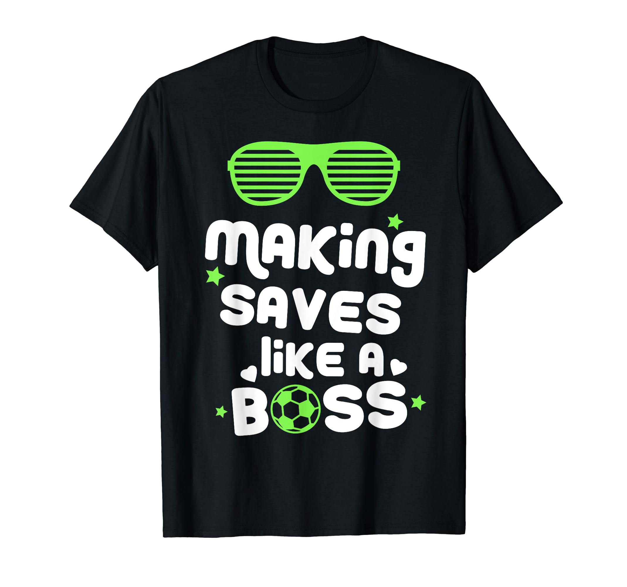 Soccer Goalkeeper Teen Like Boss T-Shirt - Trendy Graphic for Adults - T-Shirt, Sweatshirt, Hoodie