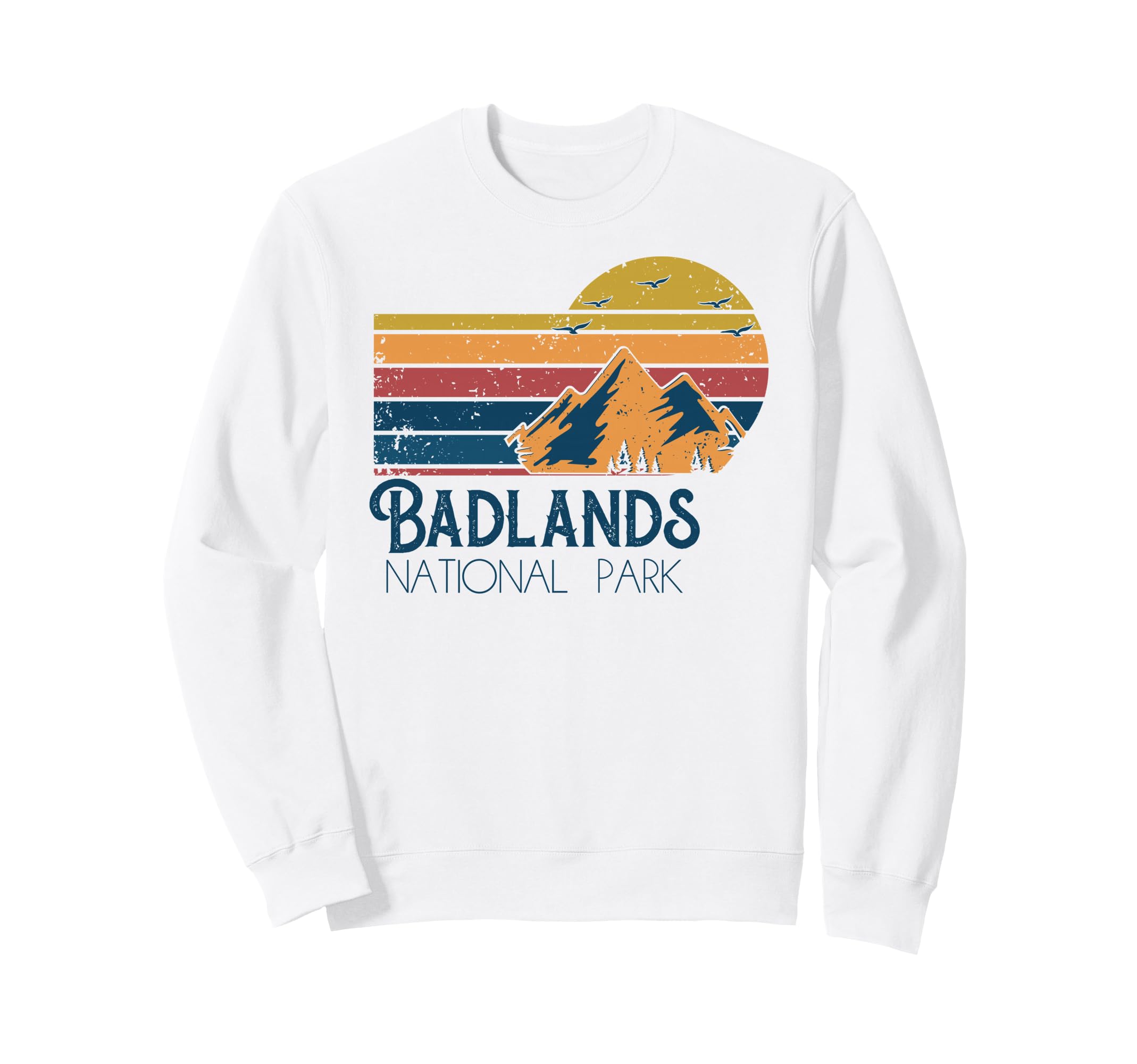 Badlands National Park Outdoor Sweatshirt - Minimalist Print Men Women - T-Shirt, Sweatshirt, Hoodie