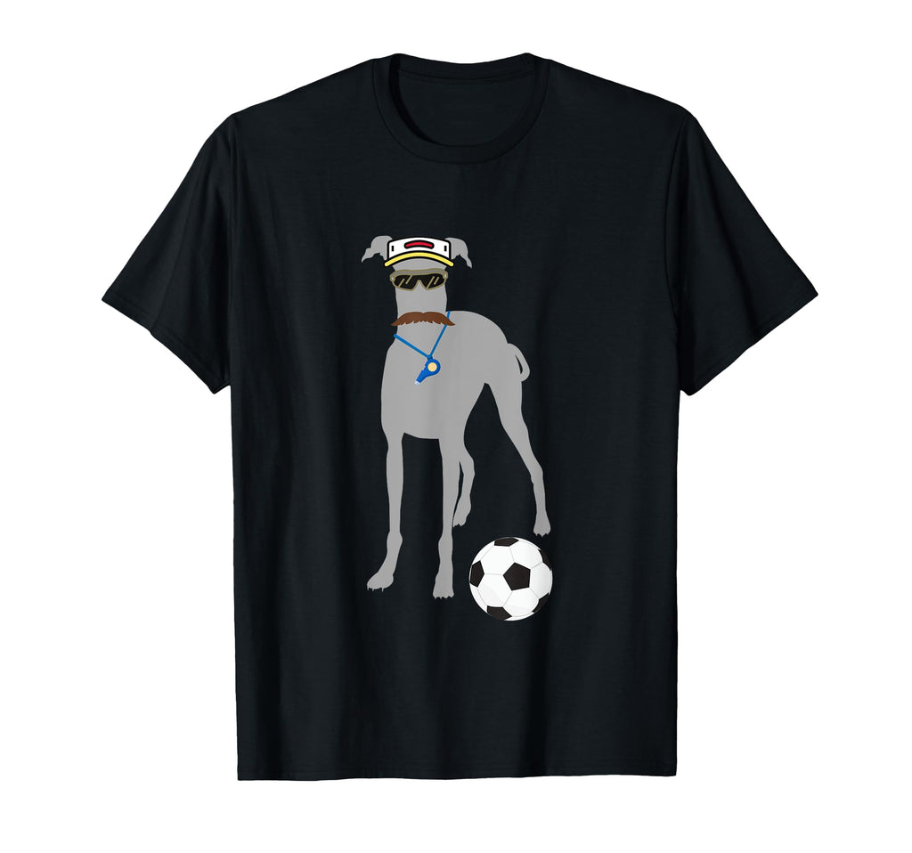 Soccer Gift Fans Sporty Dog Coach Hound T-Shirt - Novelty Apparel Unisex - T-Shirt, Sweatshirt, Hoodie