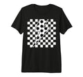 Lightning Bolt Checkered Aesthetic Racing T-Shirt - Unique Graphic Unisex - T-Shirt, Sweatshirt, Hoodie