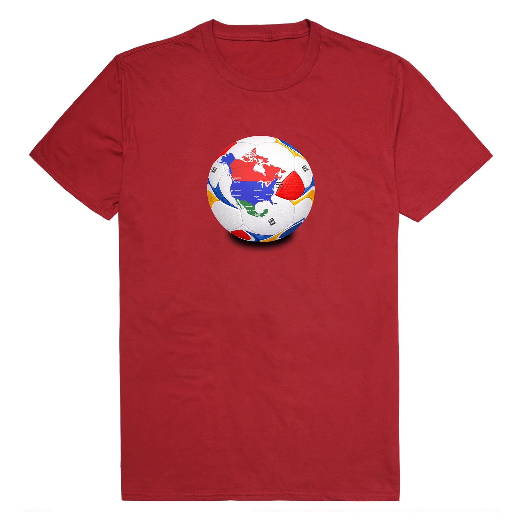 Soccer 2026 Tees World Ball Hoodie - Casual Everyday Wear Men Women - T-Shirt, Sweatshirt, Hoodie