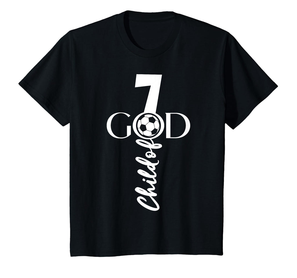 Jesus Christ 7 Years Child God Soccer T-Shirt - Aesthetic Graphic Unisex - T-Shirt, Sweatshirt, Hoodie