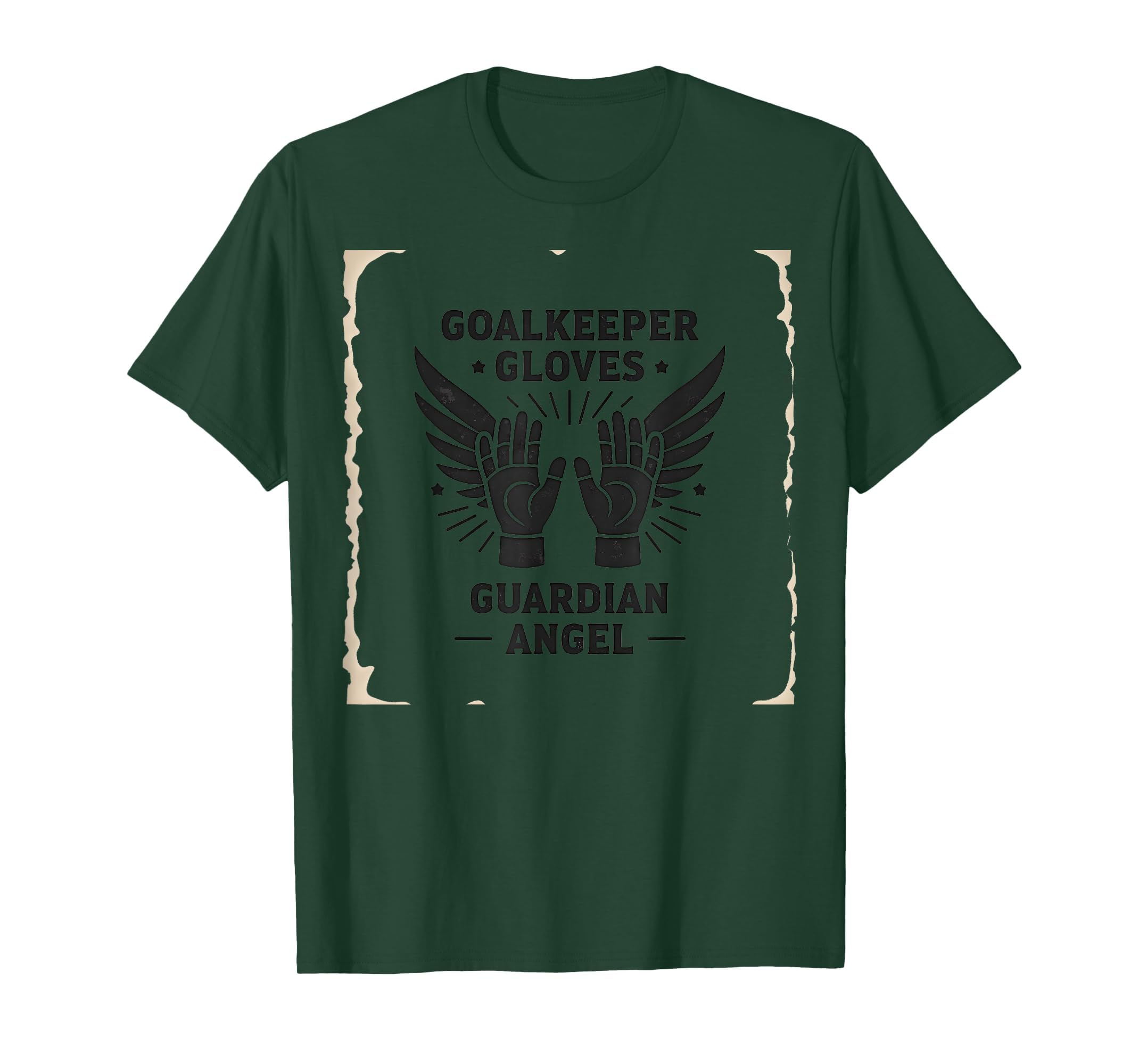 Goalkeeper Gloves Guardian Angel T-Shirt - Streetwear Style for Adults - T-Shirt, Sweatshirt, Hoodie