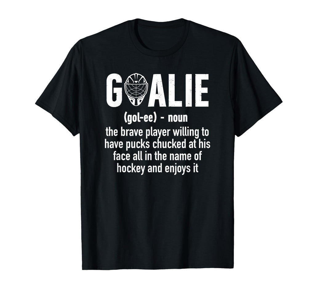 Ice Hockey Goalie Ice Hockey T-Shirt - Minimalist Print for Adults - T-Shirt, Sweatshirt, Hoodie