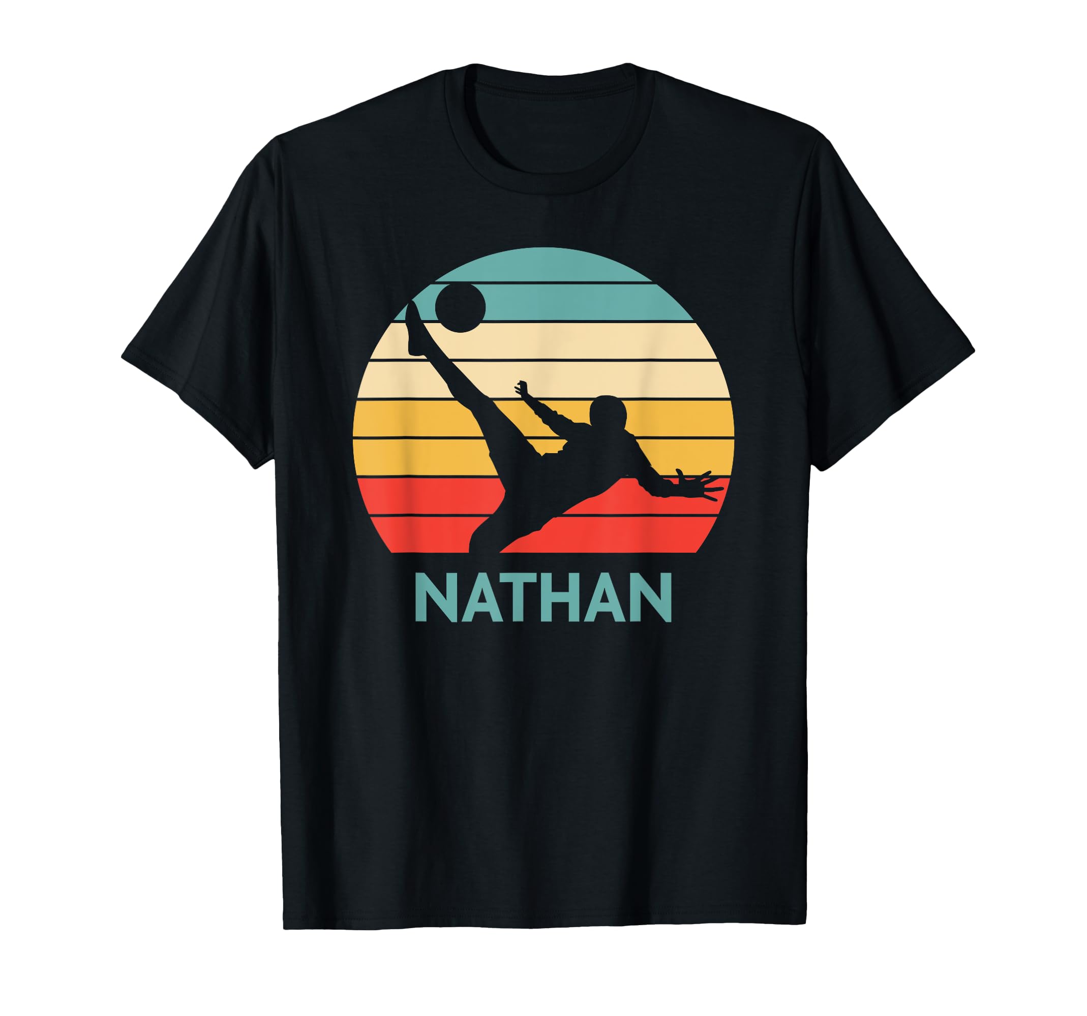 Nathan Name Gift Personalized Soccer T-Shirt - Novelty Apparel Men Women - T-Shirt, Sweatshirt, Hoodie