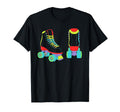 Roller Skate Shoes Colorful Roller T-Shirt - Aesthetic Graphic Men Women - T-Shirt, Sweatshirt, Hoodie