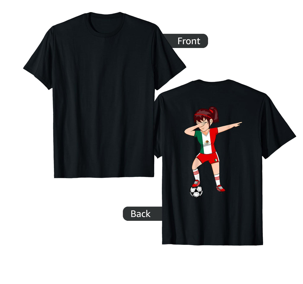 Dabbing Soccer Mexico Jersey Mexican T-Shirt - Graphic Print Men Women - T-Shirt, Sweatshirt, Hoodie
