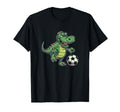 Crocodile Playing Soccer Ball Sports T-Shirt - Aesthetic Graphic Men Women - T-Shirt, Sweatshirt, Hoodie