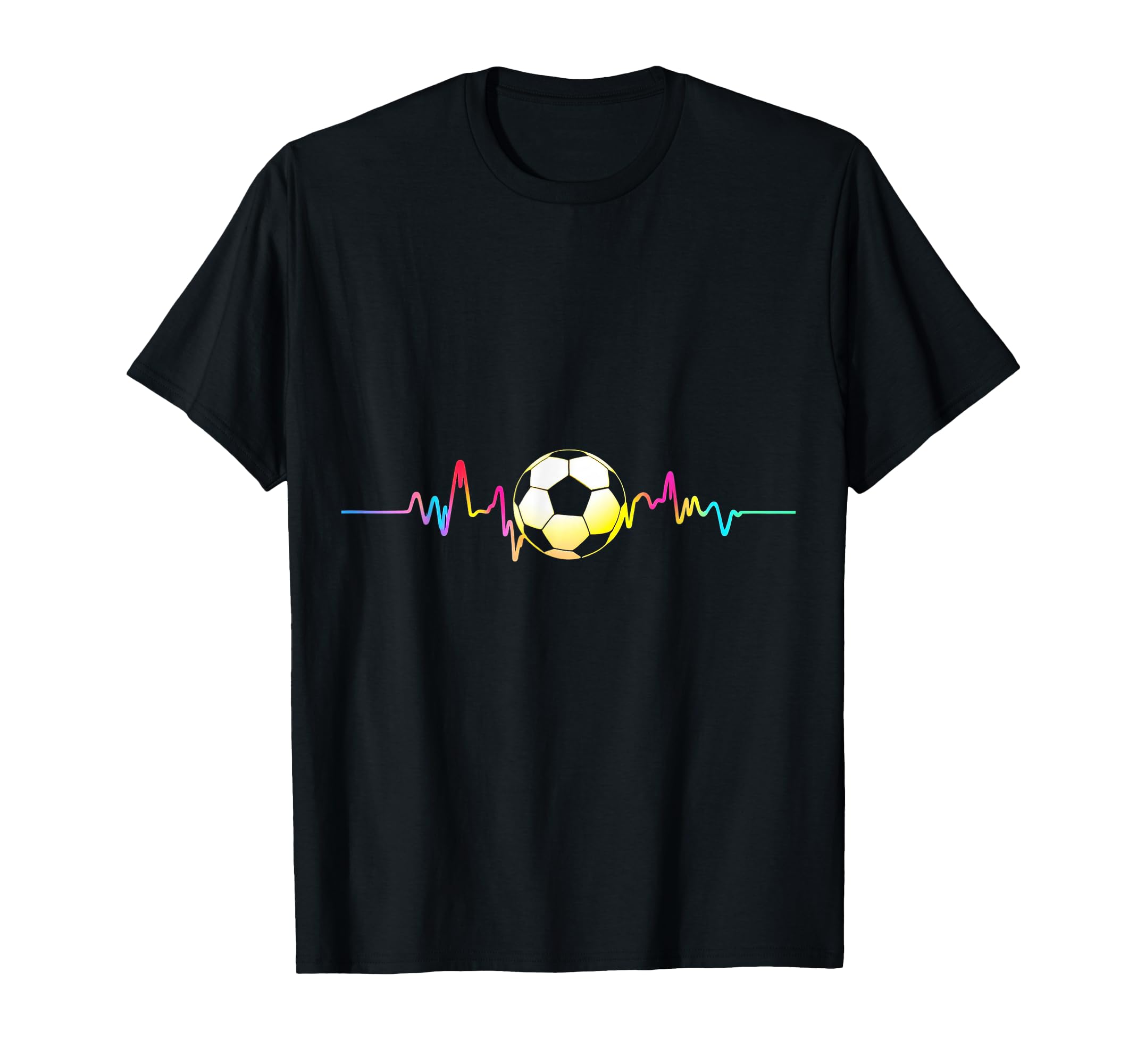 Soccer Heartbeat T-Shirt - Aesthetic Graphic Unisex - T-Shirt, Sweatshirt, Hoodie