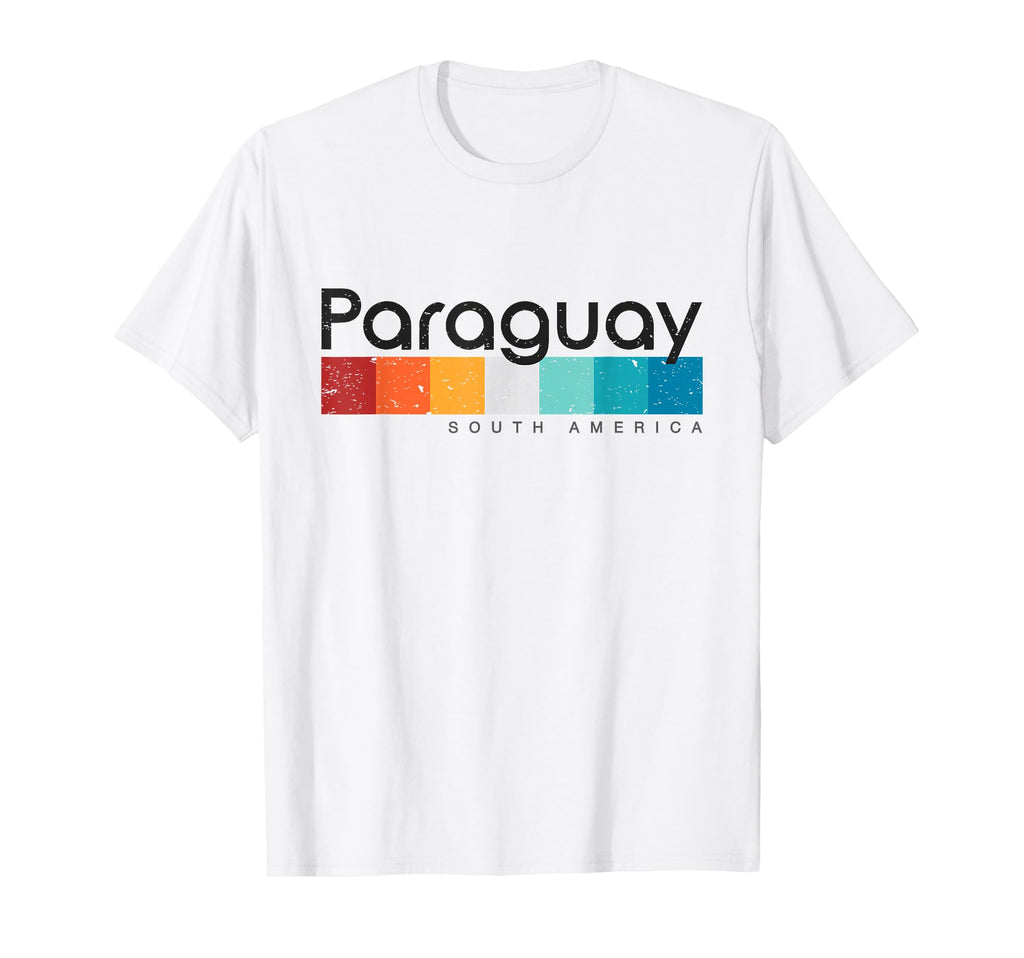 Paraguay South America 1980S T-Shirt - Minimalist Print for Adults - T-Shirt, Sweatshirt, Hoodie