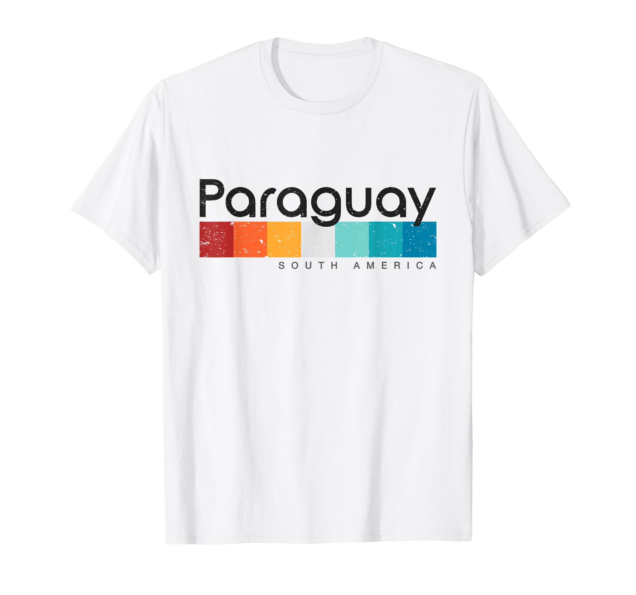 Paraguay South America 1980S T-Shirt - Minimalist Print for Adults - T-Shirt, Sweatshirt, Hoodie
