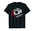 Japan Football And Japanese Flag T-Shirt - Custom Art Print for Adults - T-Shirt, Sweatshirt, Hoodie