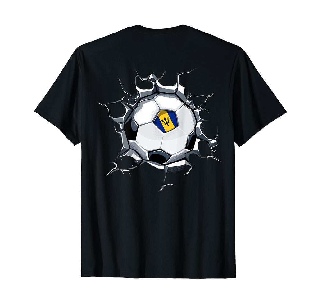 Barbados Soccer Fans Jersey Proud T-Shirt - Trendy Graphic for Adults - T-Shirt, Sweatshirt, Hoodie