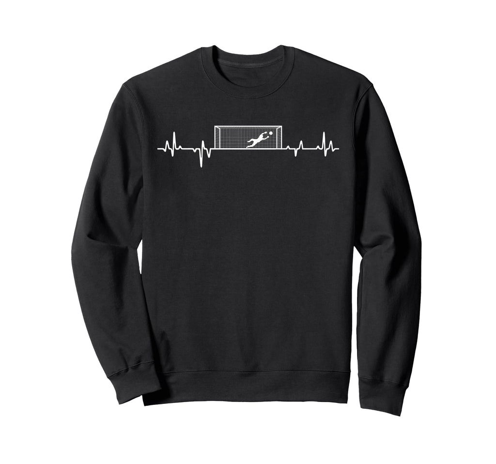 Soccer Goalie Heartbeat Soccer Sweatshirt - Fun Novelty Design Unisex - T-Shirt, Sweatshirt, Hoodie