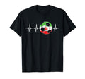 Iran Funny Soccer Heartbeat Iran T-Shirt - Aesthetic Graphic for Adults - T-Shirt, Sweatshirt, Hoodie