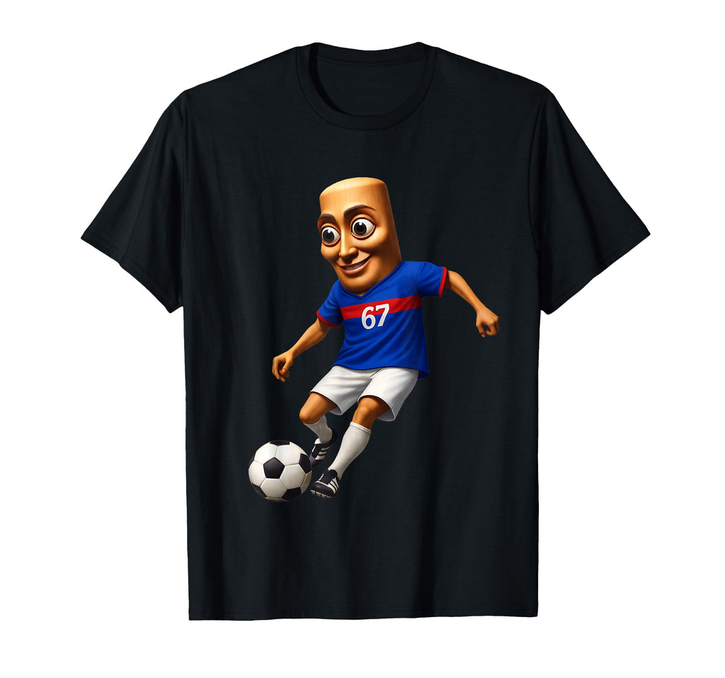 Soccer Number 67 Forward Tung Sahur Play T-Shirt - Trendy Graphic Unisex - T-Shirt, Sweatshirt, Hoodie