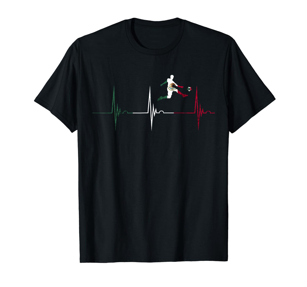 Mexican Flag Mexico Heartbeat Ekg T-Shirt - Streetwear Style for Adults - T-Shirt, Sweatshirt, Hoodie