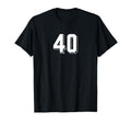 Number 40 80S 90S Soccer Team Jersey T-Shirt - Unique Graphic Men Women - T-Shirt, Sweatshirt, Hoodie