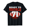 Football 71St Birthday Player T-Shirt - Casual Everyday Wear for Adults - T-Shirt, Sweatshirt, Hoodie