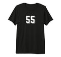 Number 55 80S 90S Soccer Team Jersey T-Shirt - Graphic Print Unisex - T-Shirt, Sweatshirt, Hoodie