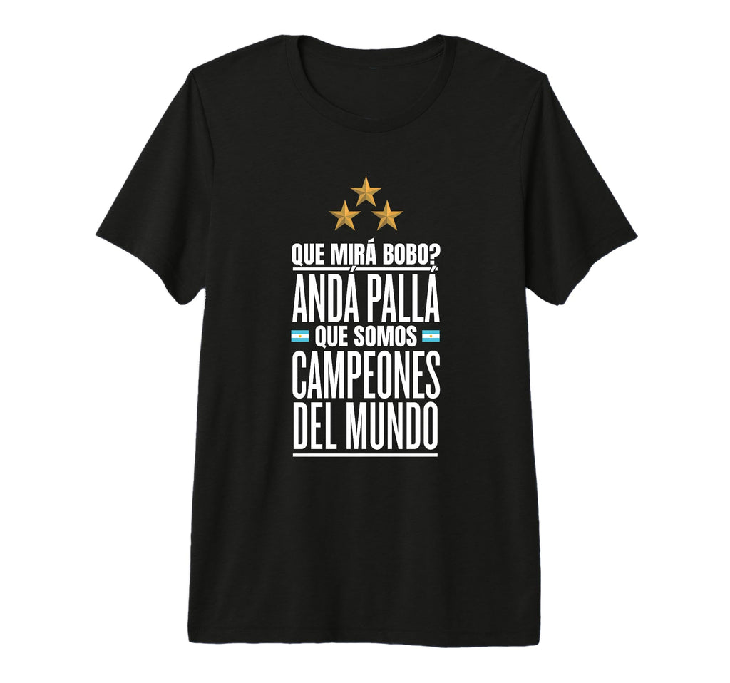 Argentina World Champion 2022 Soccer Fans T-Shirt - Graphic Print Unisex - T-Shirt, Sweatshirt, Hoodie