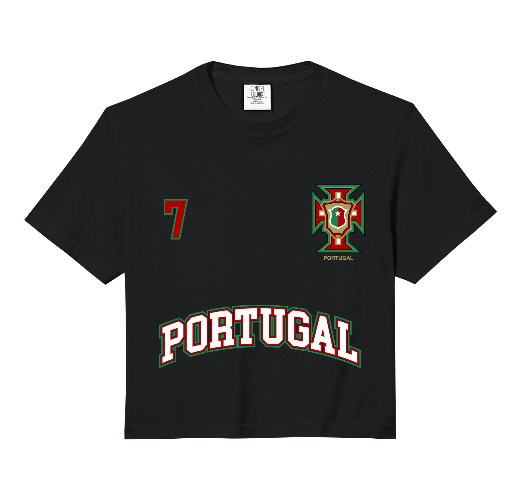 Portugal Number 7 Soccer Team Sports Hoodie - Streetwear Style Unisex - T-Shirt, Sweatshirt, Hoodie