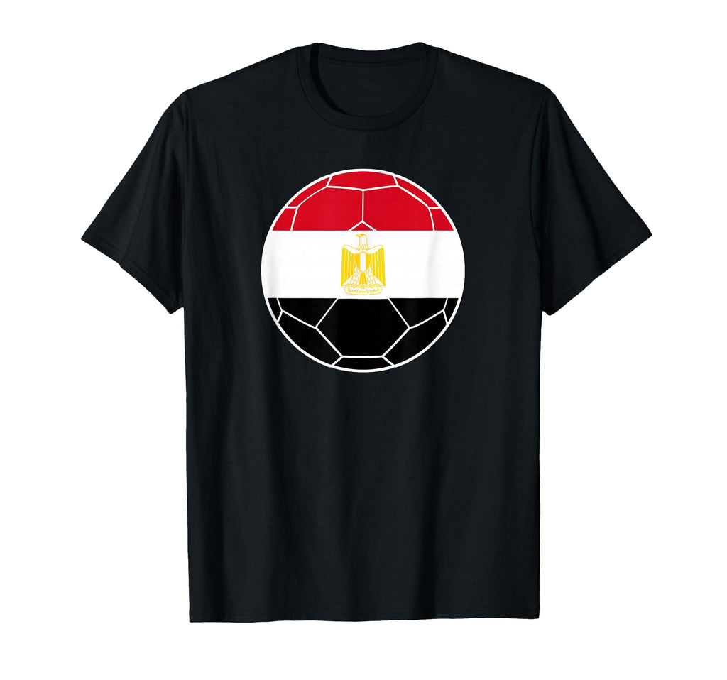 Egypt Flag Soccer Egypt Soccer T-Shirt - Casual Everyday Wear Men Women - T-Shirt, Sweatshirt, Hoodie
