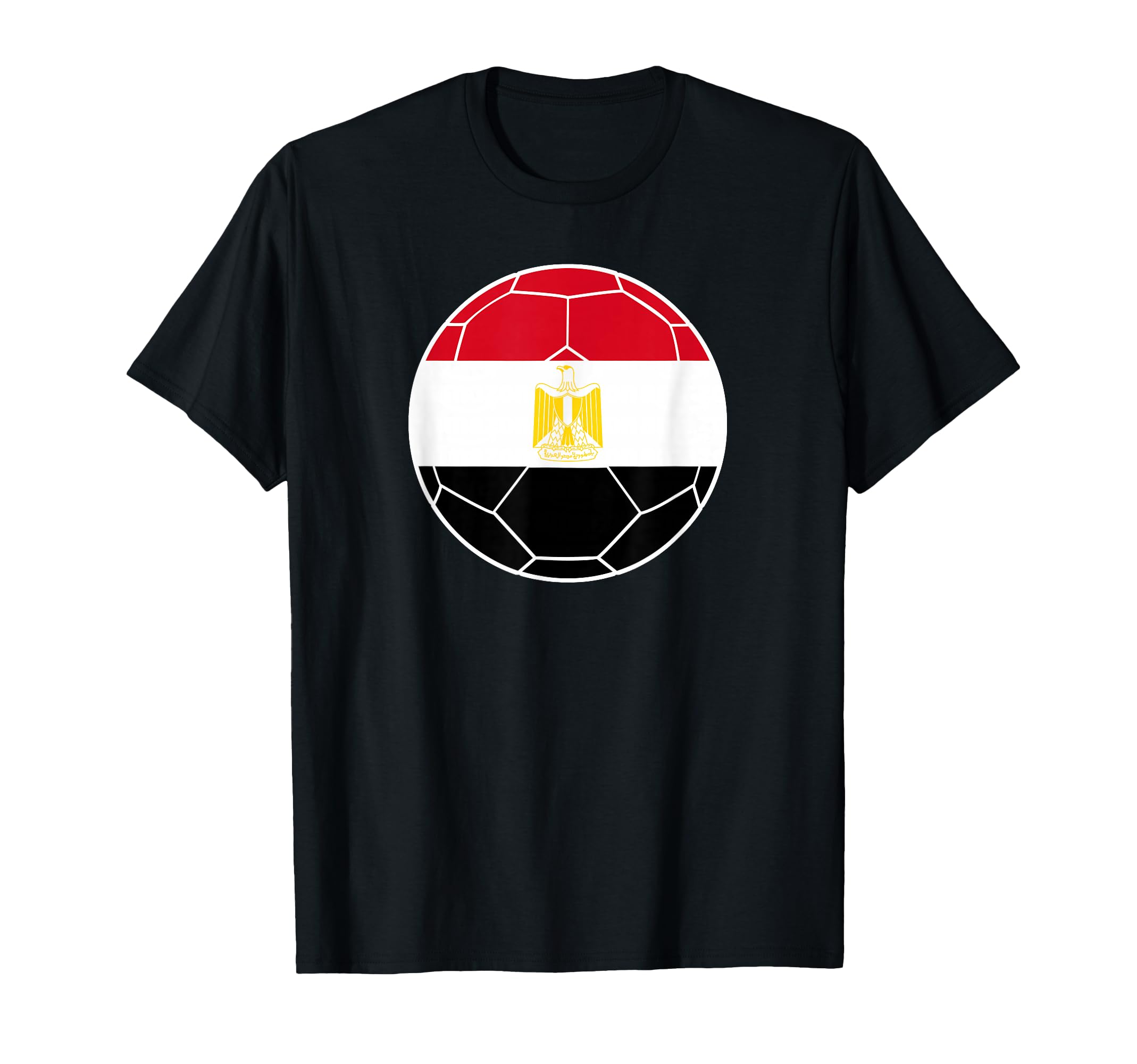 Egypt Flag Soccer Egypt Soccer T-Shirt - Casual Everyday Wear Men Women - T-Shirt, Sweatshirt, Hoodie