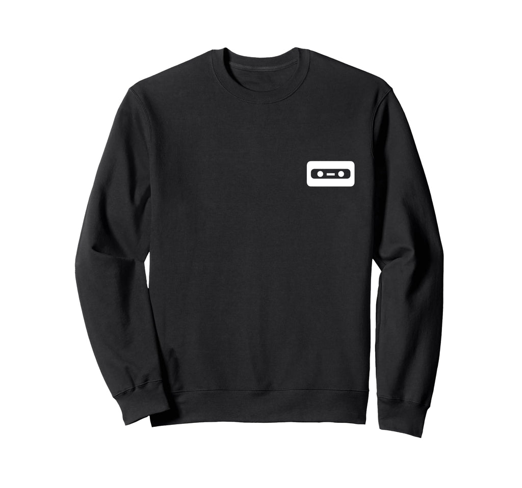 Cassette Tape Minimalist 90S Music Sweatshirt - Fun Novelty Design Unisex - T-Shirt, Sweatshirt, Hoodie