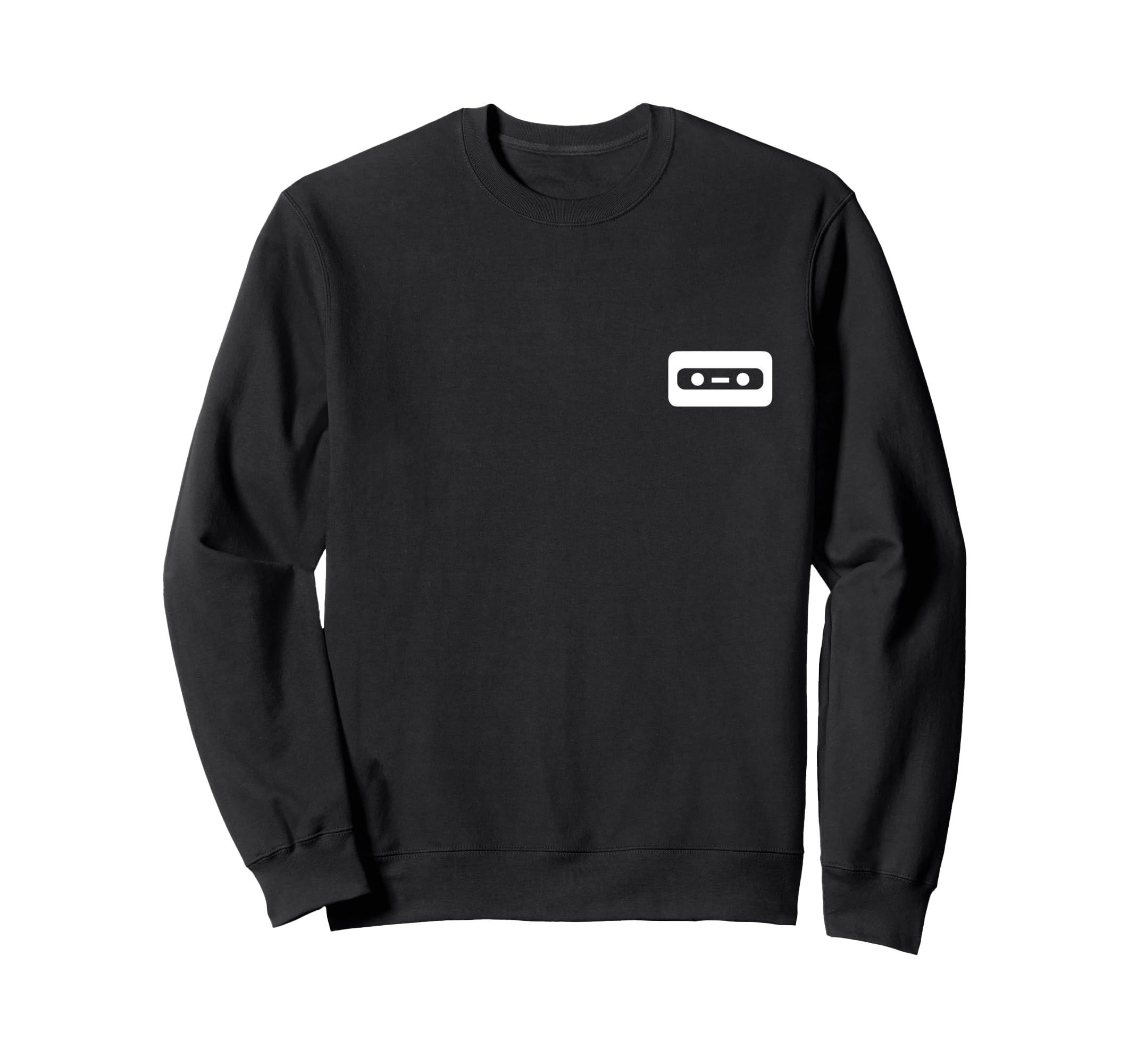 Cassette Tape Minimalist 90S Music Sweatshirt - Fun Novelty Design Unisex - T-Shirt, Sweatshirt, Hoodie