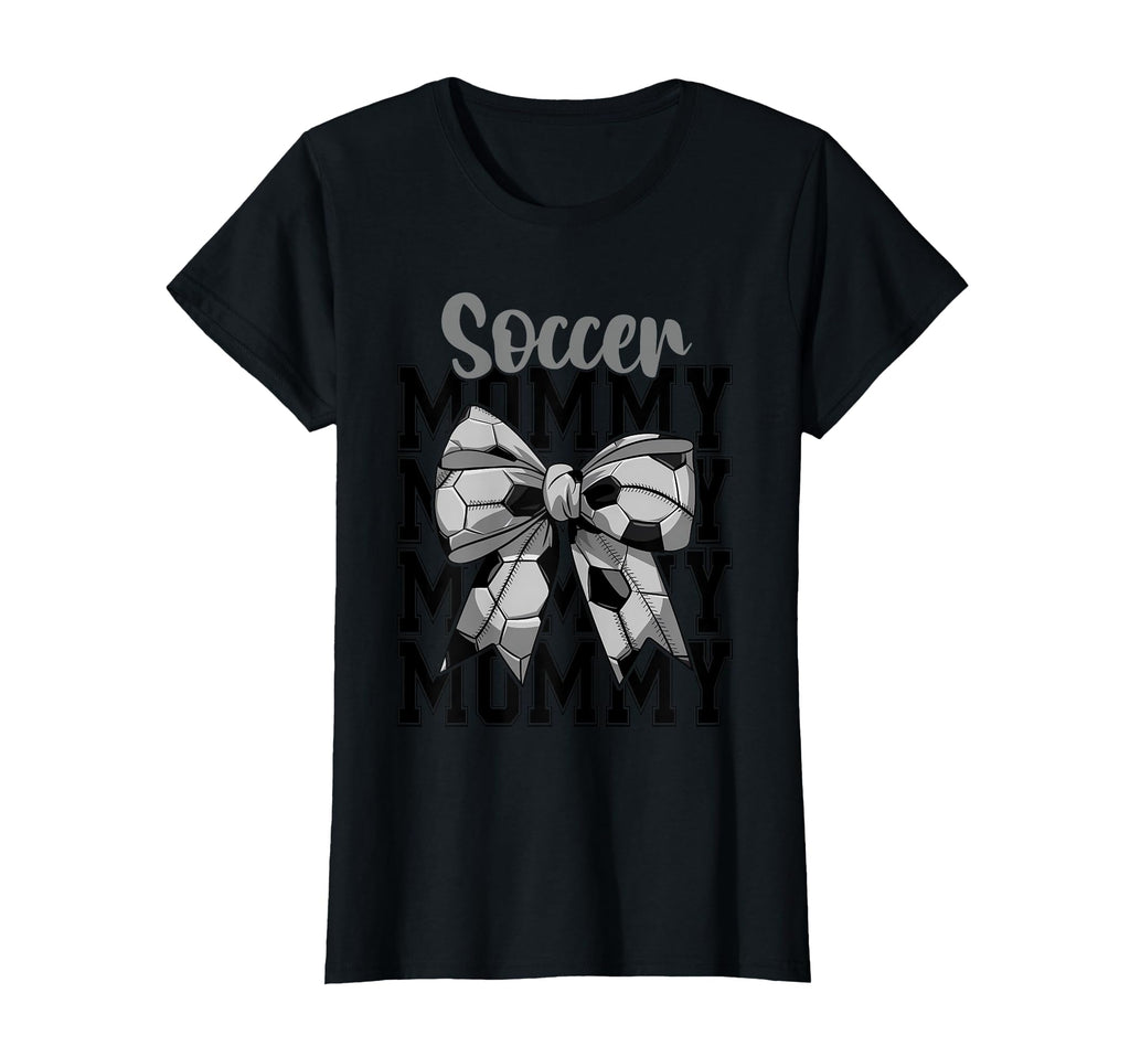 Soccer Mommy Coquette Bow Biggest Fan T-Shirt - Novelty Apparel Men Women - T-Shirt, Sweatshirt, Hoodie