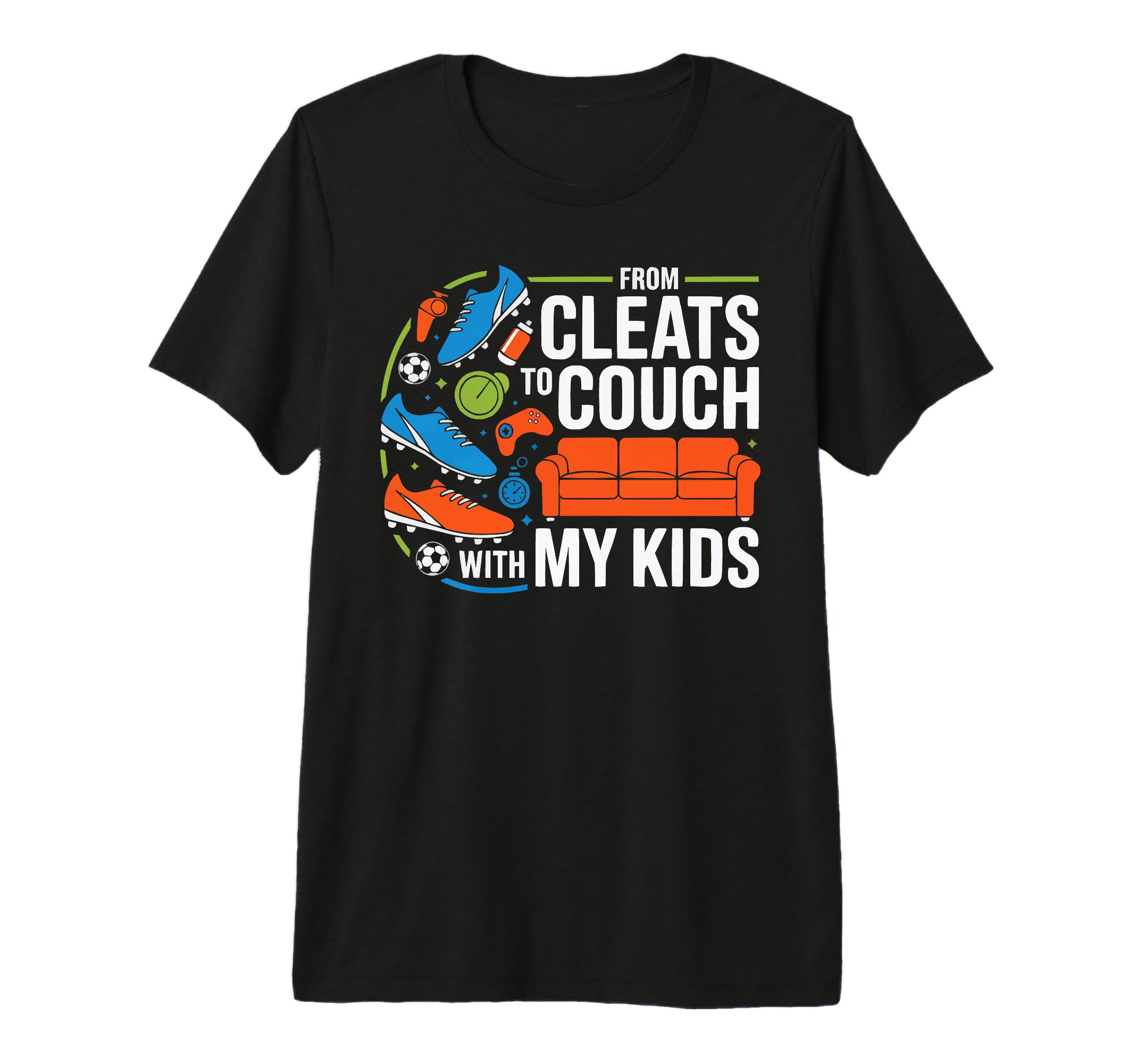 Soccer Player Soccer Dad Kick Sport T-Shirt - Aesthetic Graphic Men Women - T-Shirt, Sweatshirt, Hoodie