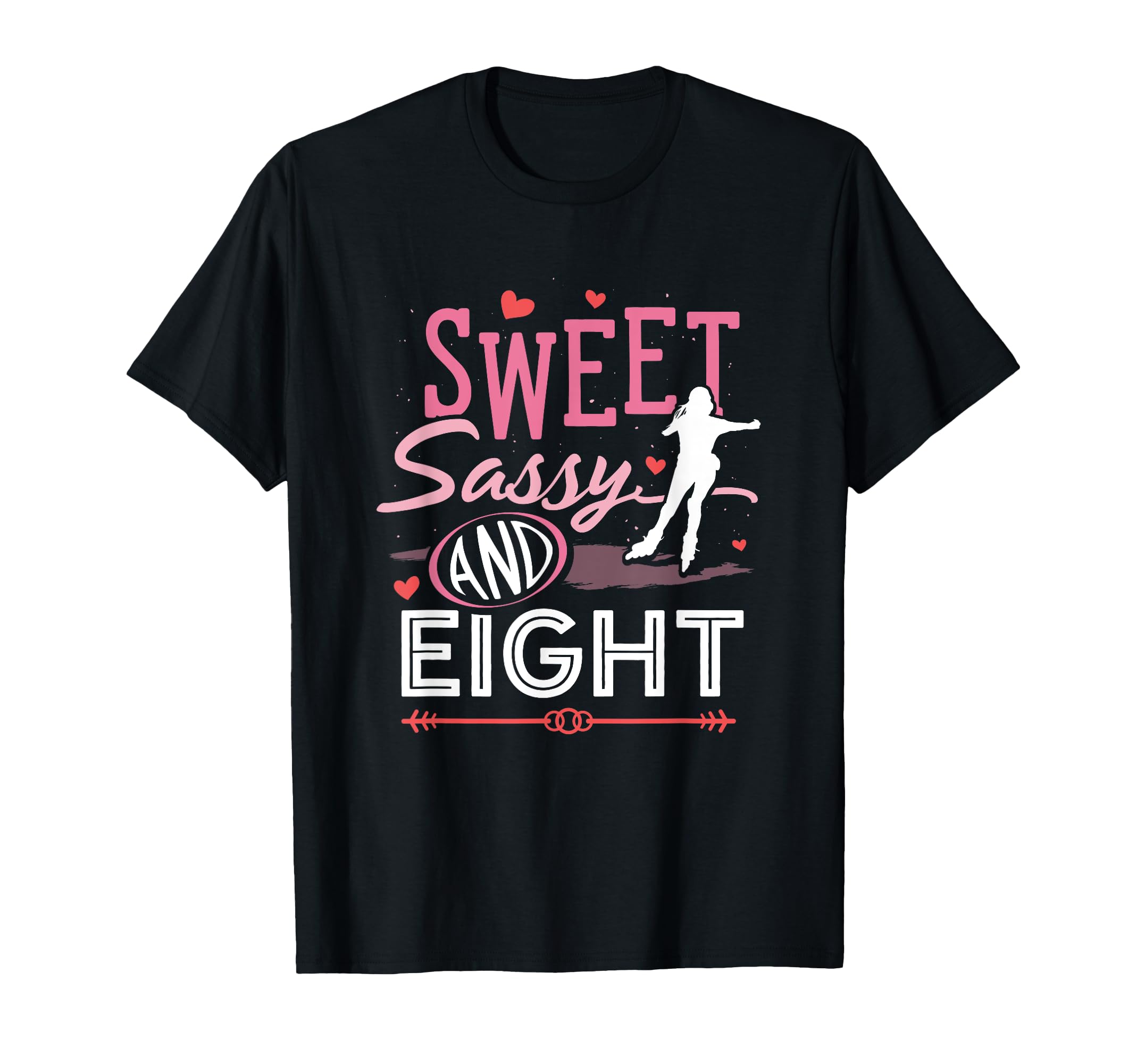 Sassy And Eight Roller Skater Roller T-Shirt - Graphic Print Unisex - T-Shirt, Sweatshirt, Hoodie
