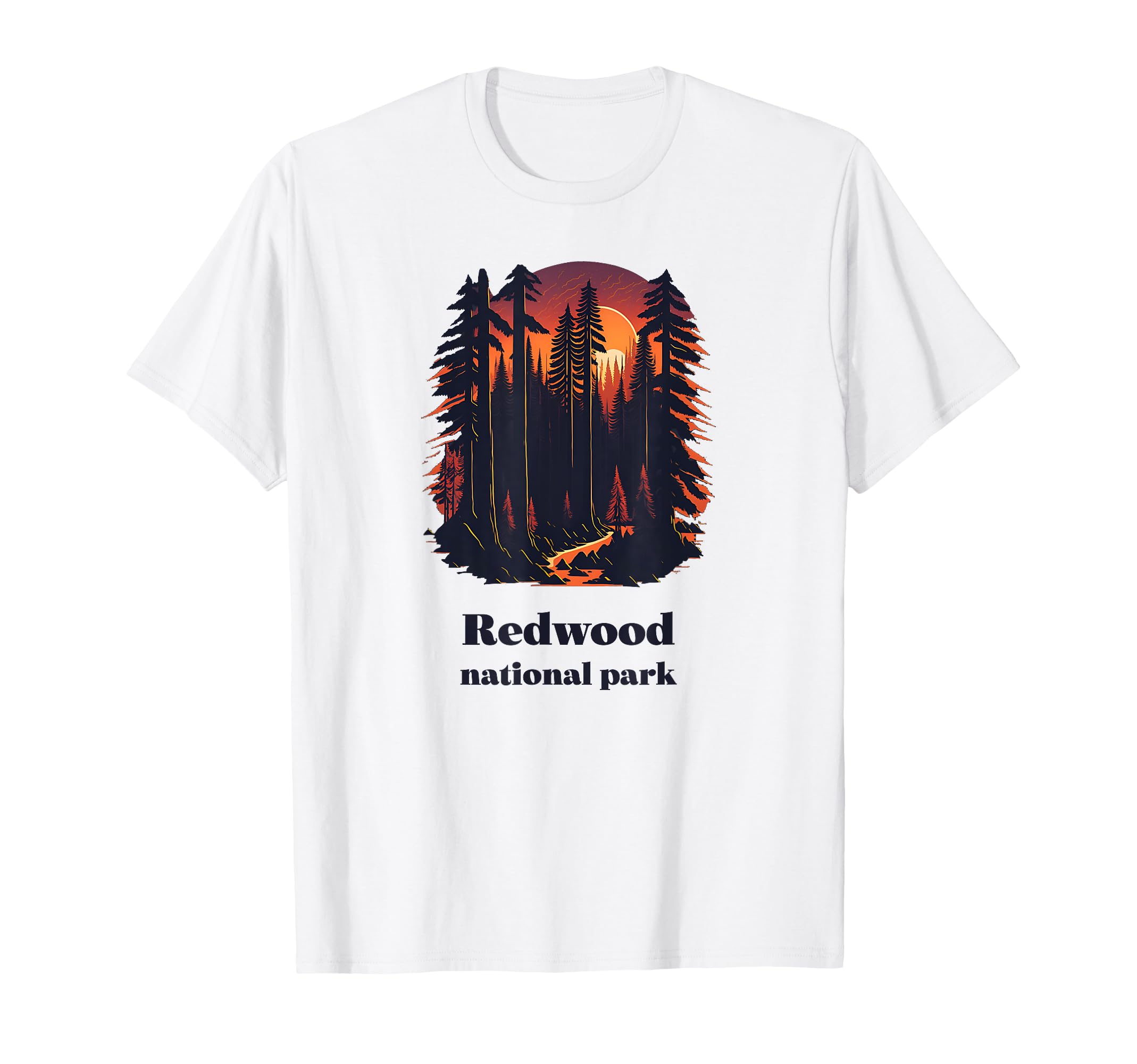 Redwood National Park California T-Shirt - Casual Everyday Wear for Adults - T-Shirt, Sweatshirt, Hoodie