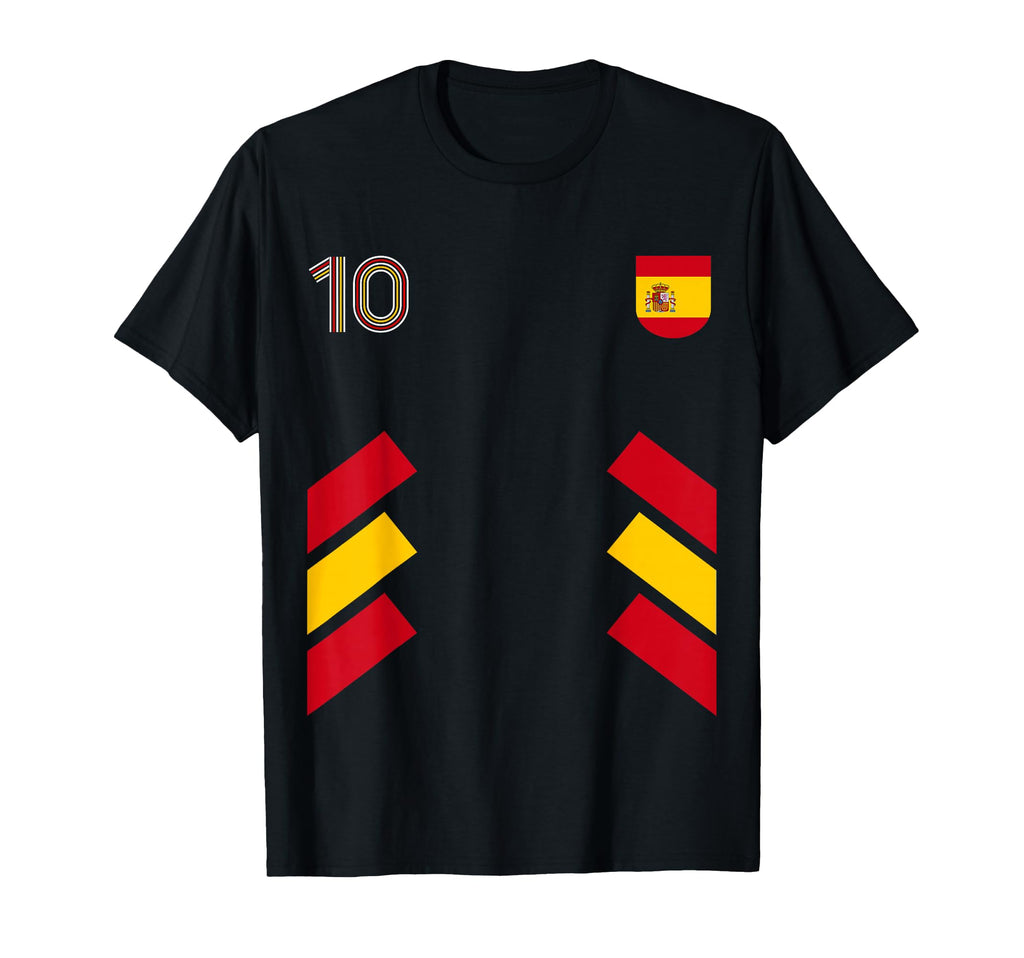 Retro10 Spain Football Spain Soccer T-Shirt - Novelty Apparel Men Women - T-Shirt, Sweatshirt, Hoodie