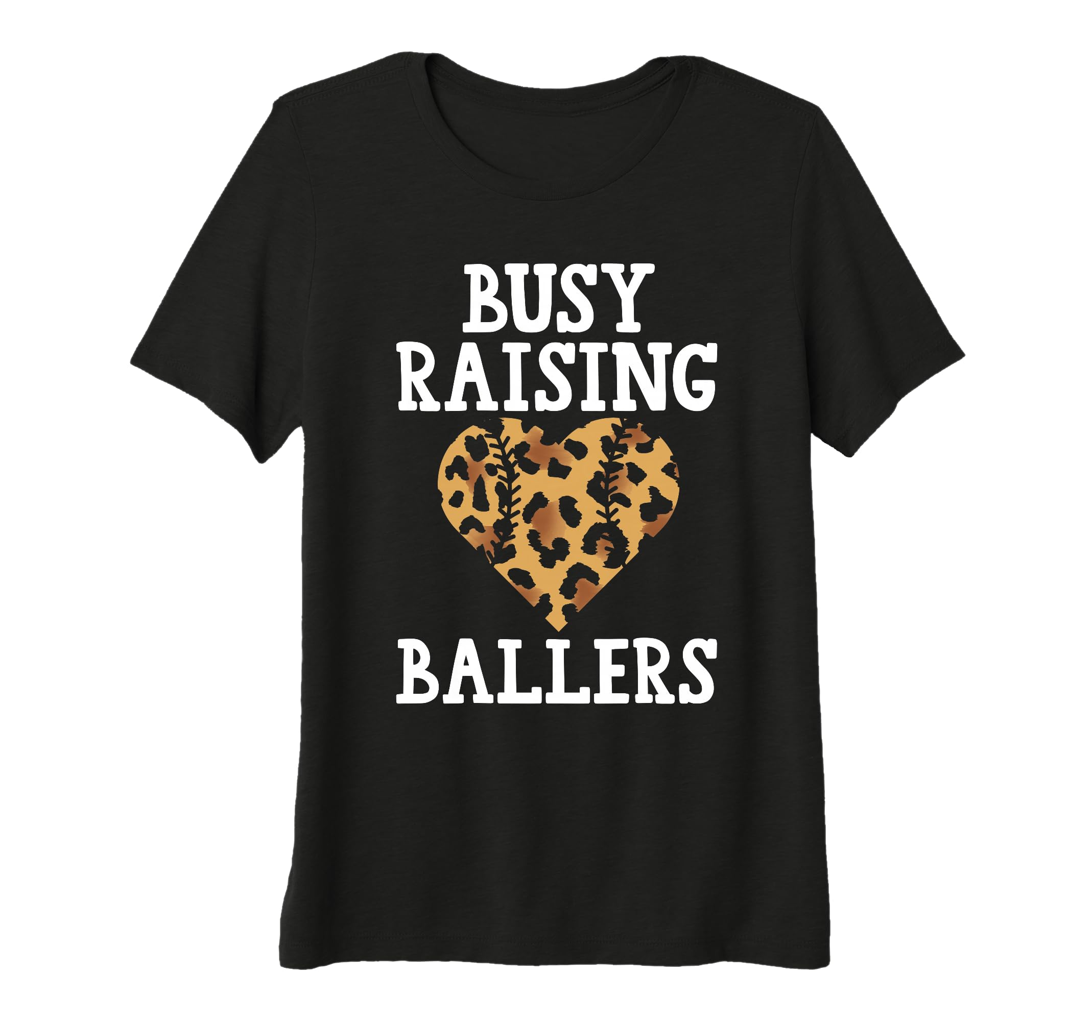 Womens Busy Raising Ballers Softball T-Shirt - Novelty Apparel Men Women - T-Shirt, Sweatshirt, Hoodie