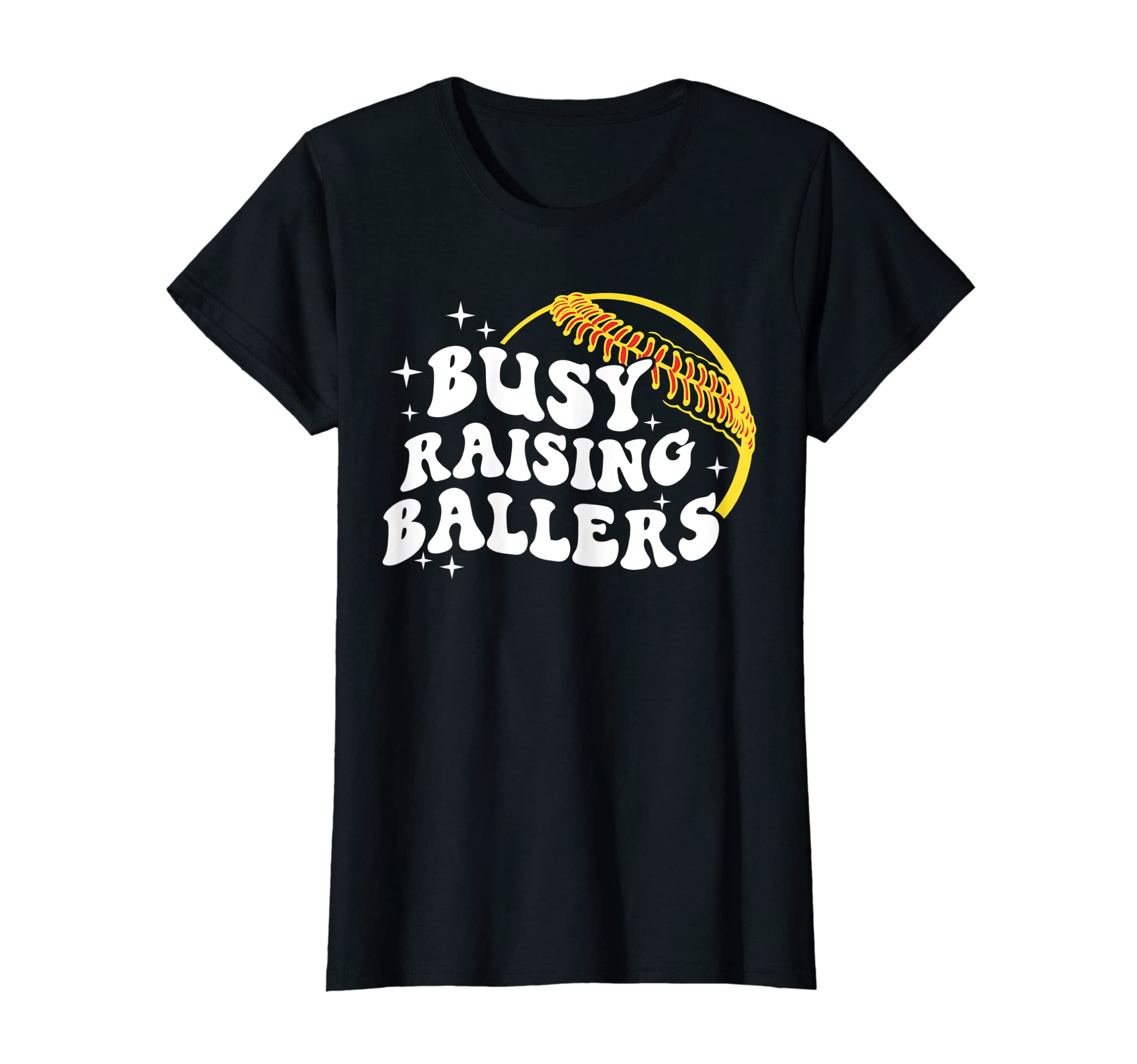 Womens Groovy Softball Mama Mom T-Shirt - Aesthetic Graphic Men Women - T-Shirt, Sweatshirt, Hoodie