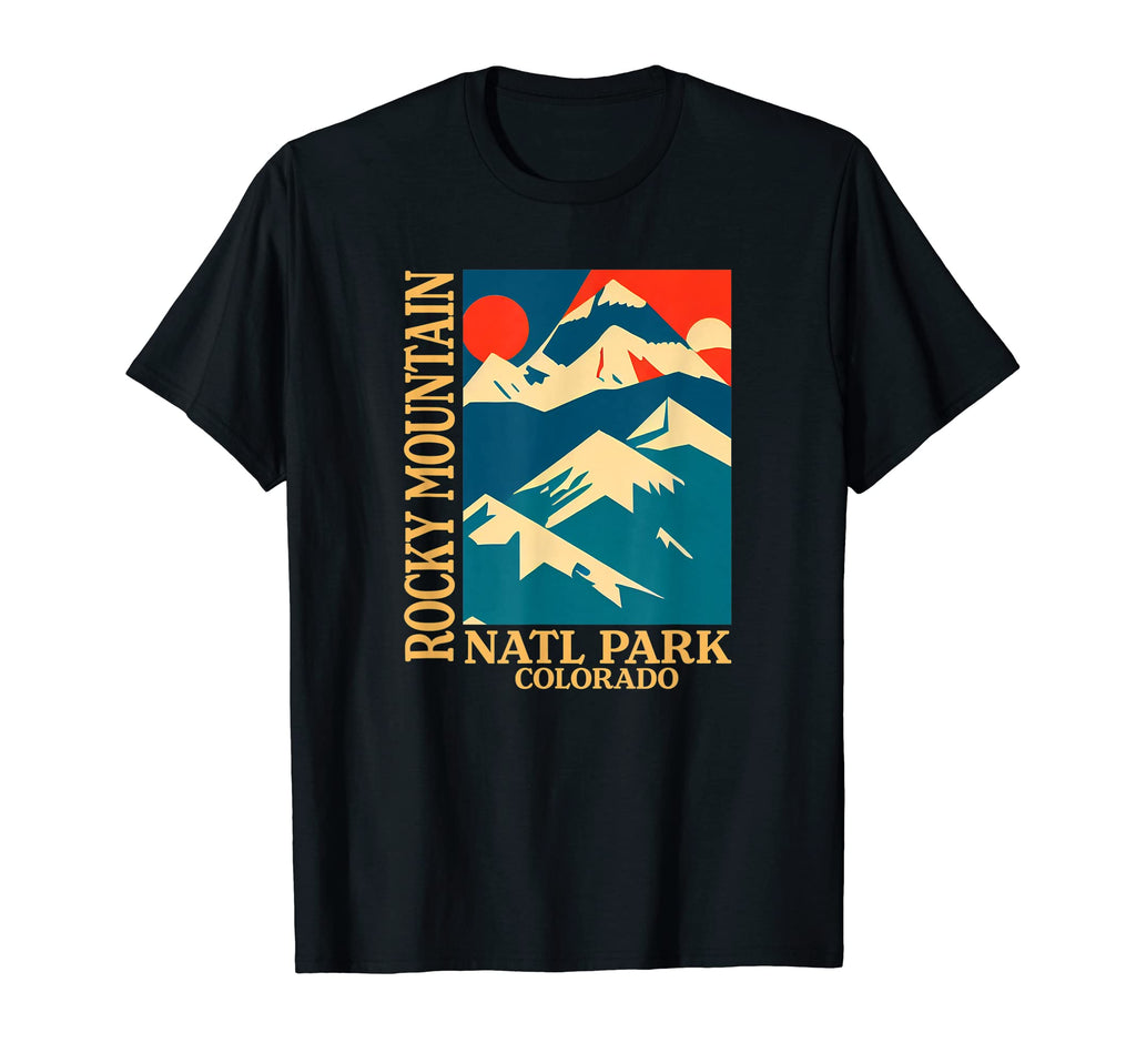 Colorado Rocky Mountain National Park T-Shirt - Minimalist Print for Adults - T-Shirt, Sweatshirt, Hoodie