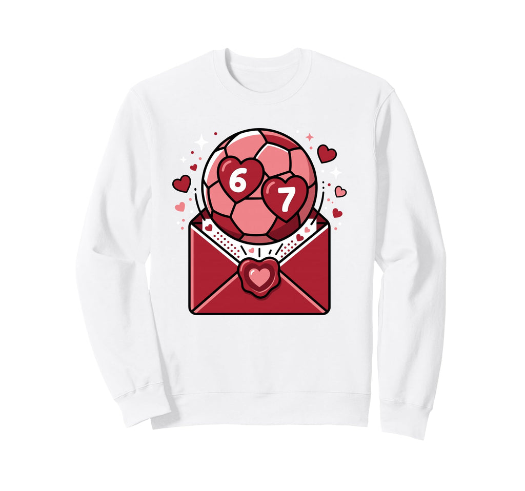 Valentine Soccer Game Love Football Sweatshirt - Custom Art Print Unisex - T-Shirt, Sweatshirt, Hoodie