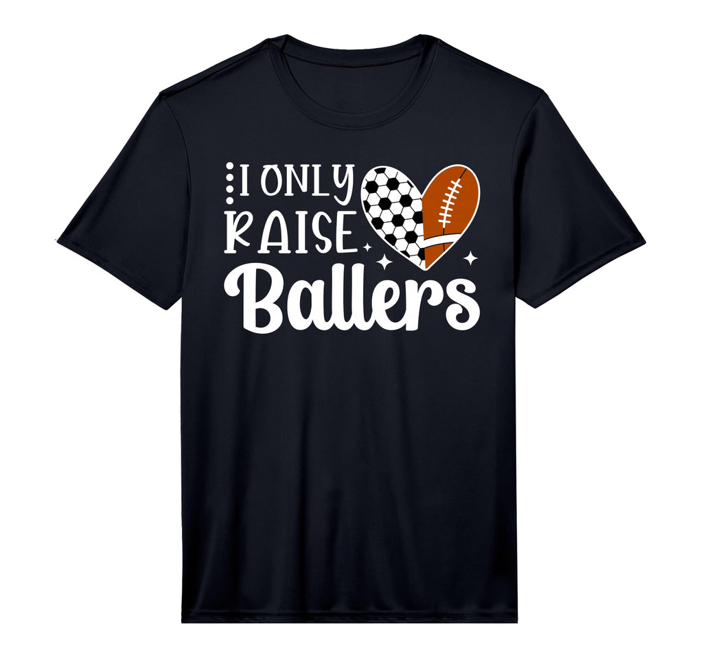 Mens I Only Raise Ballers Soccer T-Shirt - Aesthetic Graphic Men Women - T-Shirt, Sweatshirt, Hoodie