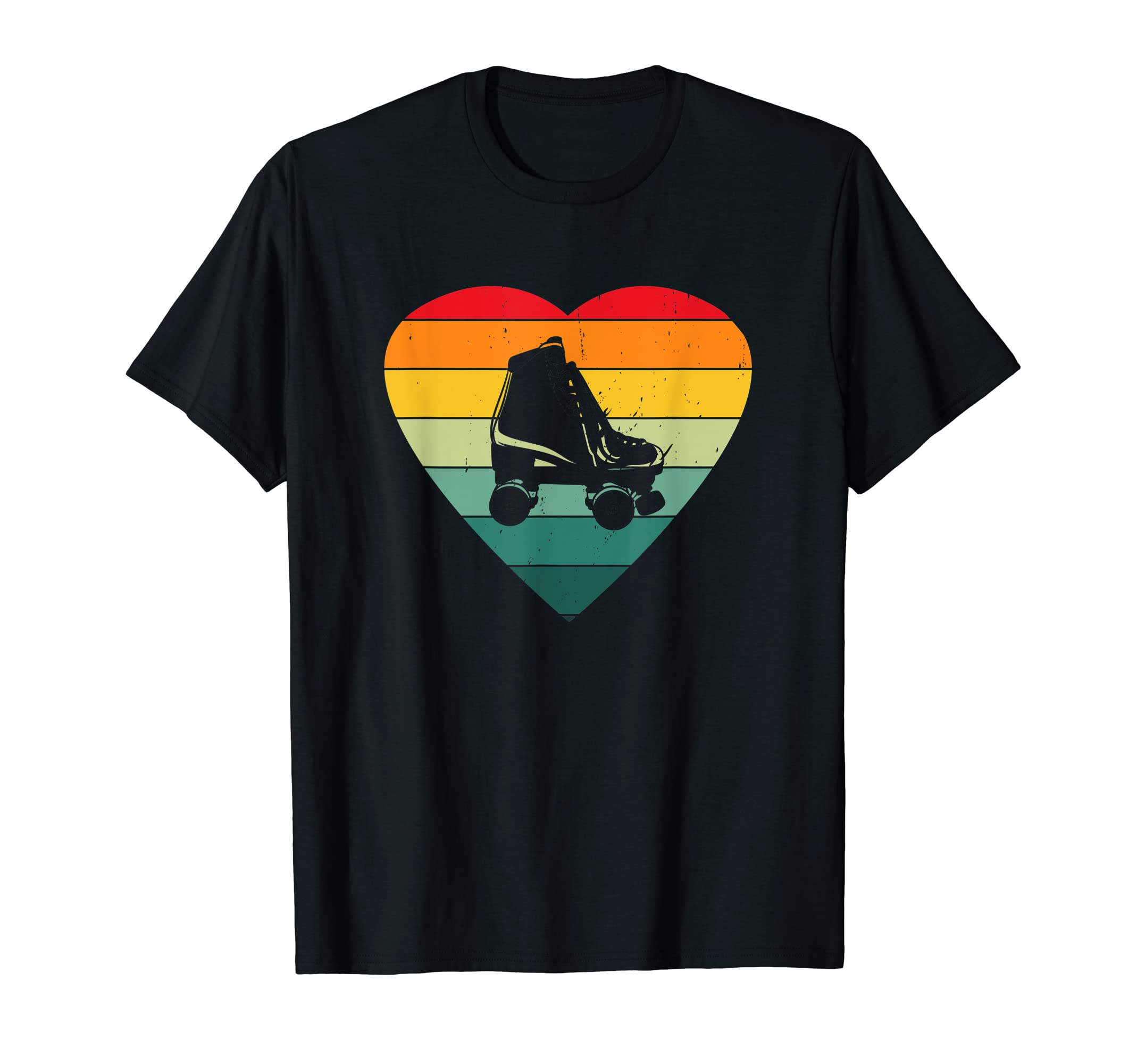 Jam Skating Roller Skates Heart Dancing T-Shirt - Minimalist Print Unisex - T-Shirt, Sweatshirt, Hoodie