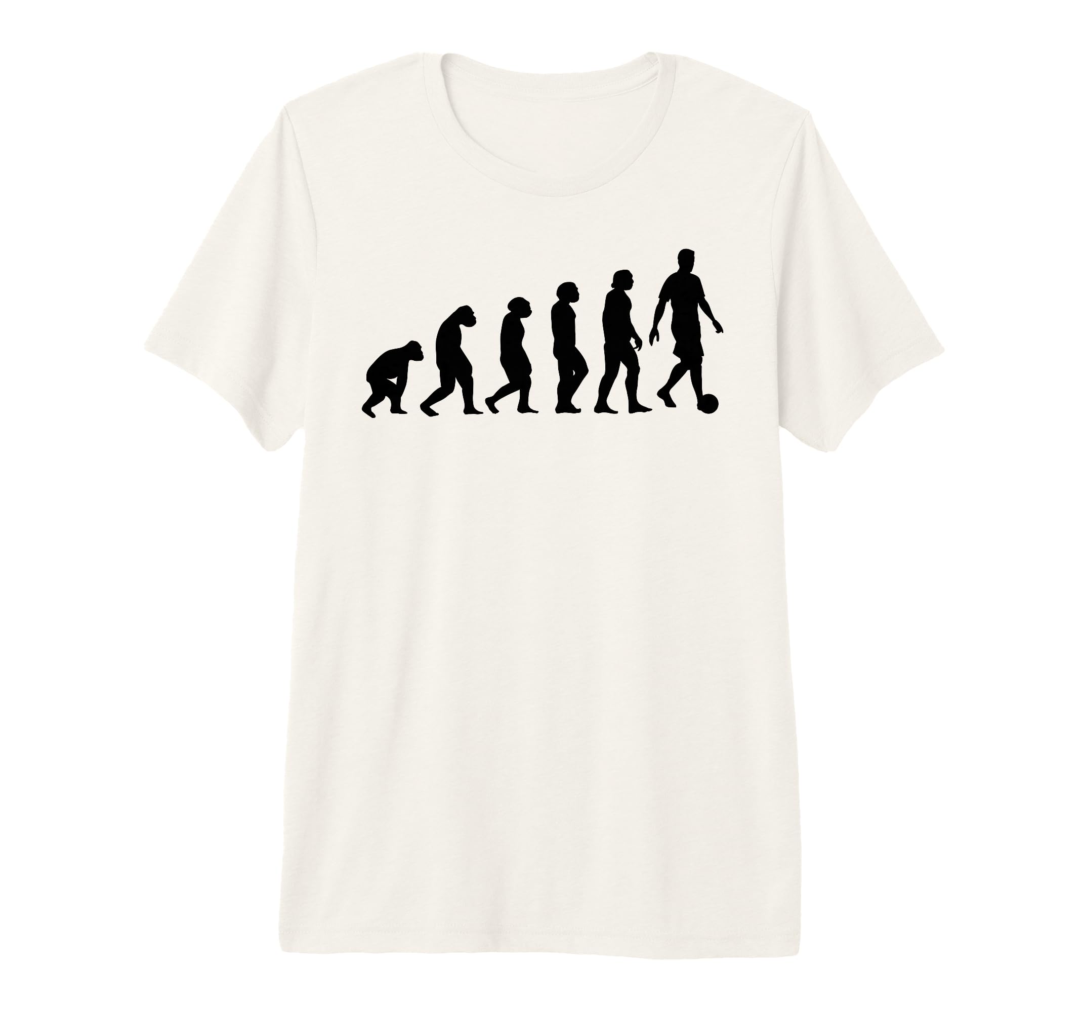 Soccer Evolution Tri Blend T-Shirt - Custom Art Print Unisex - T-Shirt, Sweatshirt, Hoodie