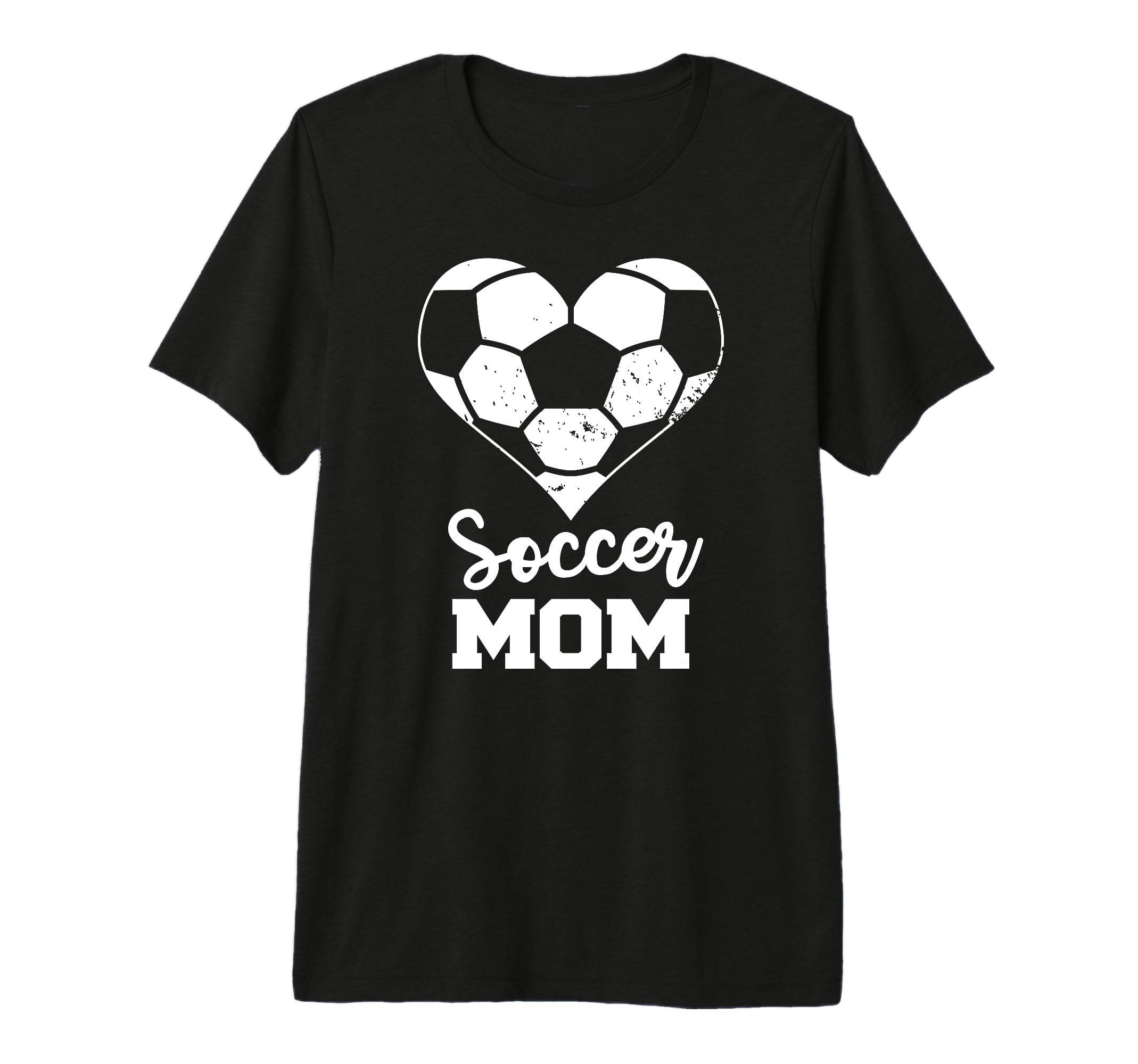 Soccer Mom Heart Funny Soccer Tri Blend T-Shirt - Graphic Print for Adults - T-Shirt, Sweatshirt, Hoodie