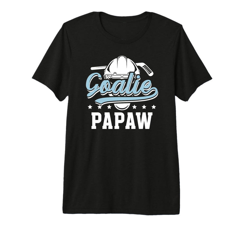 Mens Ice Hockey Goalie Papaw Ice T-Shirt - Custom Art Print for Adults - T-Shirt, Sweatshirt, Hoodie