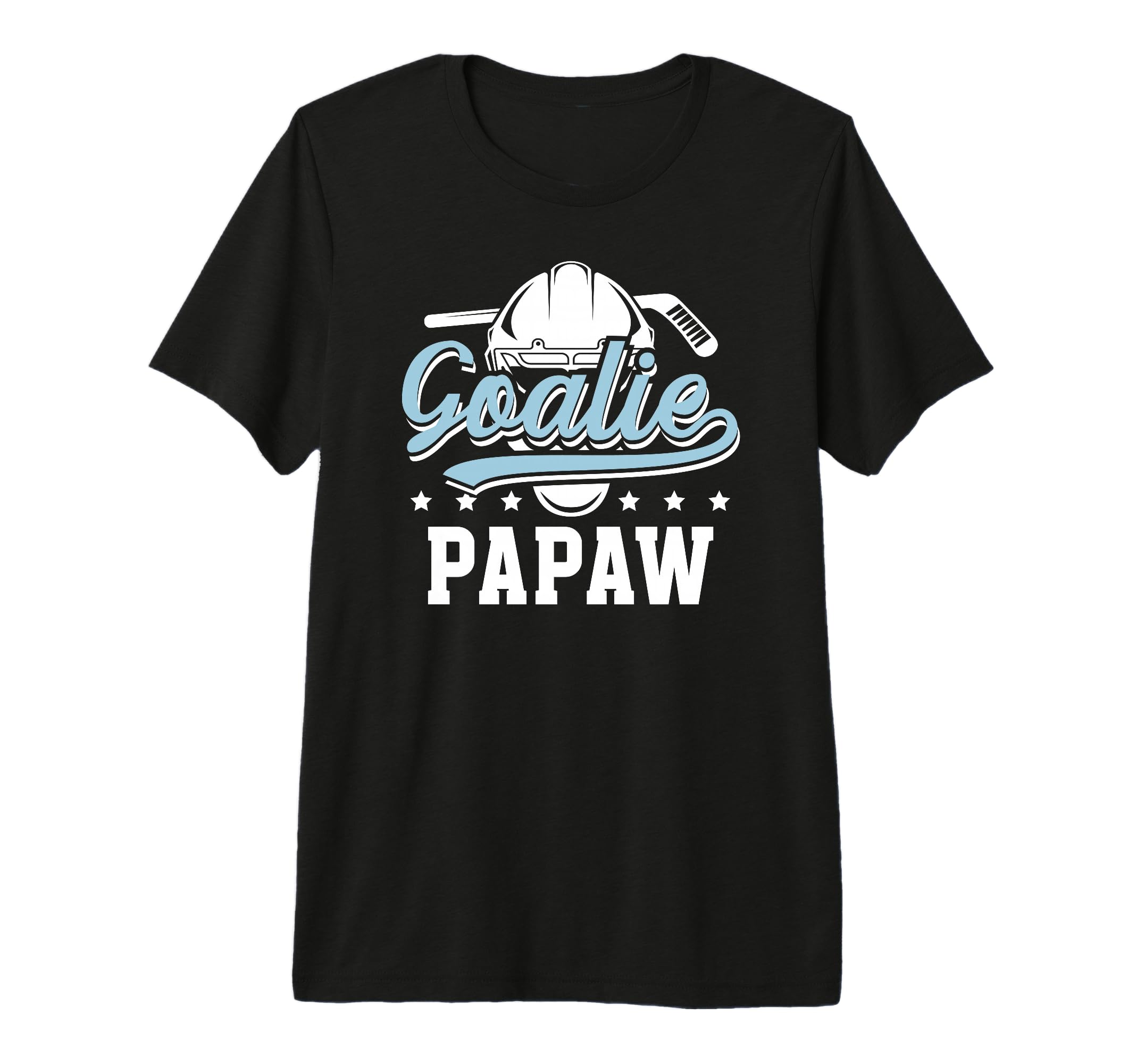 Mens Ice Hockey Goalie Papaw Ice T-Shirt - Custom Art Print for Adults - T-Shirt, Sweatshirt, Hoodie