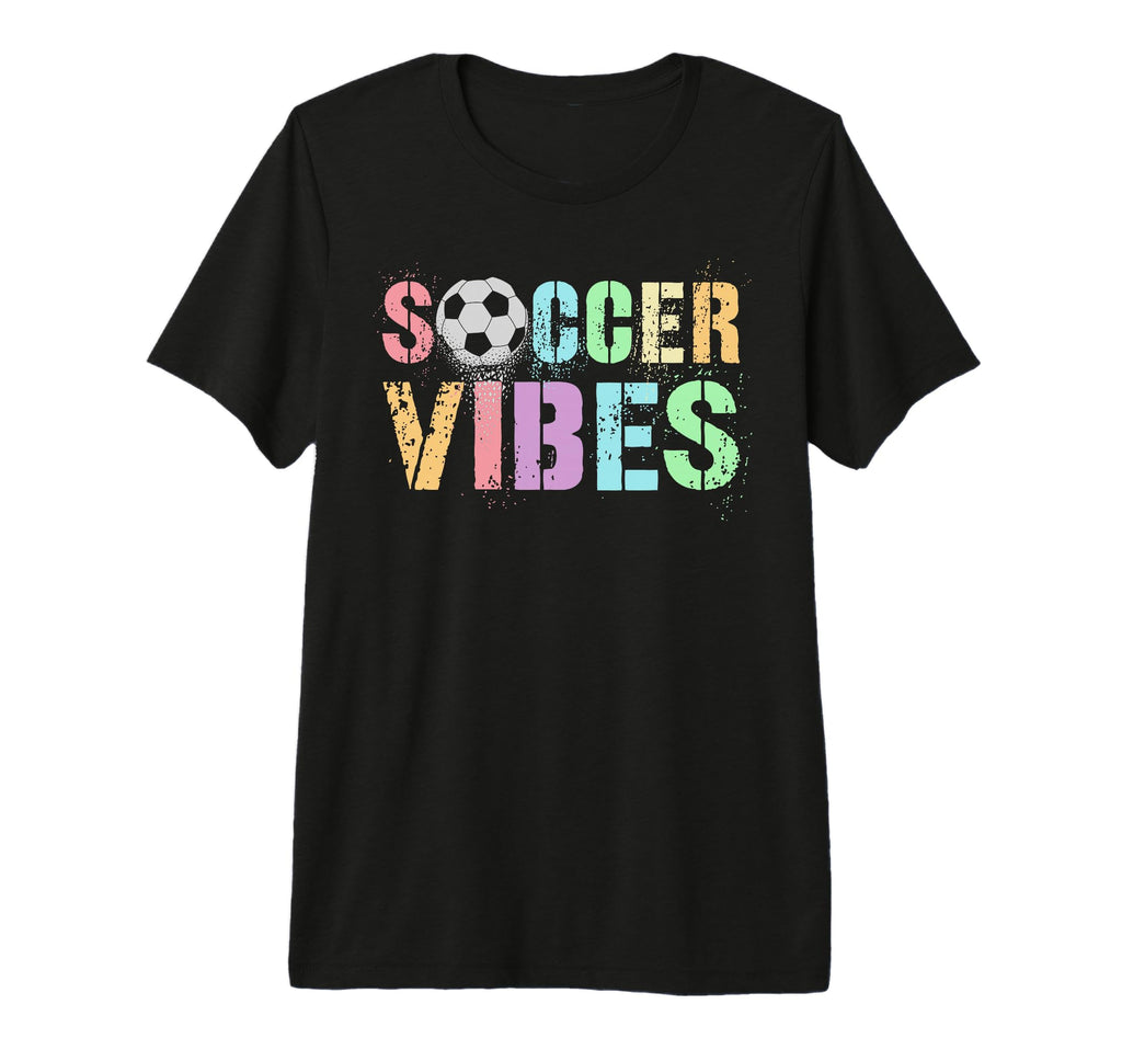 Soccer Vibes Win Goalie Cleats Club Tri T-Shirt - Trendy Graphic Unisex - T-Shirt, Sweatshirt, Hoodie