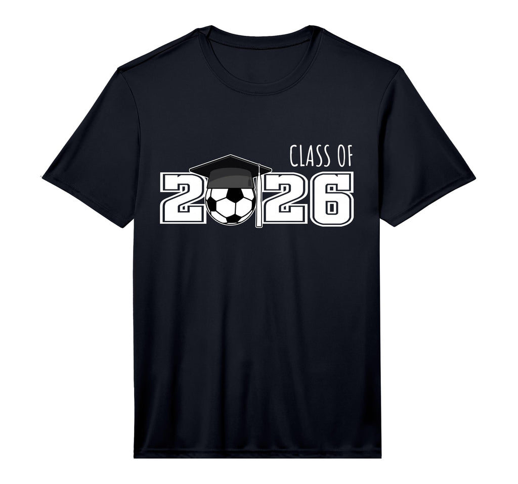 Class 2026 Soccer Senior Stuff T-Shirt - Custom Art Print for Adults - T-Shirt, Sweatshirt, Hoodie