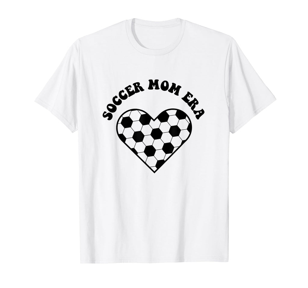 My Soccer Mom Era Groovy Soccer Mama T-Shirt - Trendy Graphic for Adults - T-Shirt, Sweatshirt, Hoodie