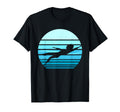 Swim Sunset Coach Swimmer Gift T-Shirt - Minimalist Print for Adults - T-Shirt, Sweatshirt, Hoodie